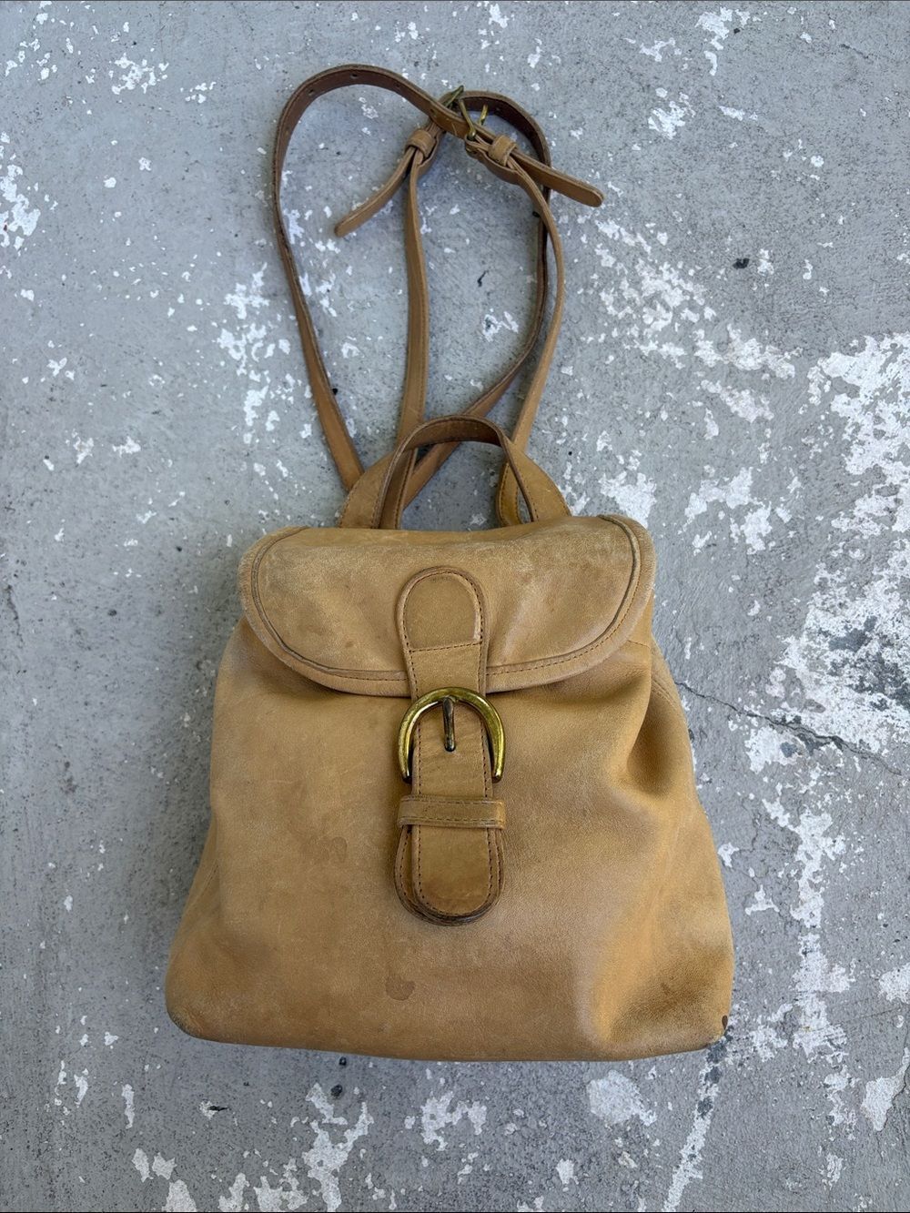 Vintage coach mini backpack